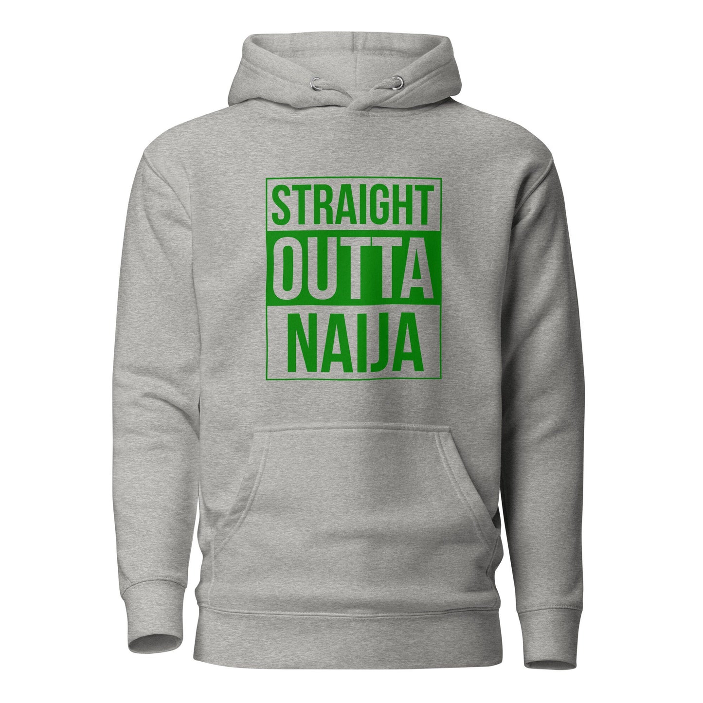 Heavy Weight Unisex Hoodie- Straight outta Nigeria