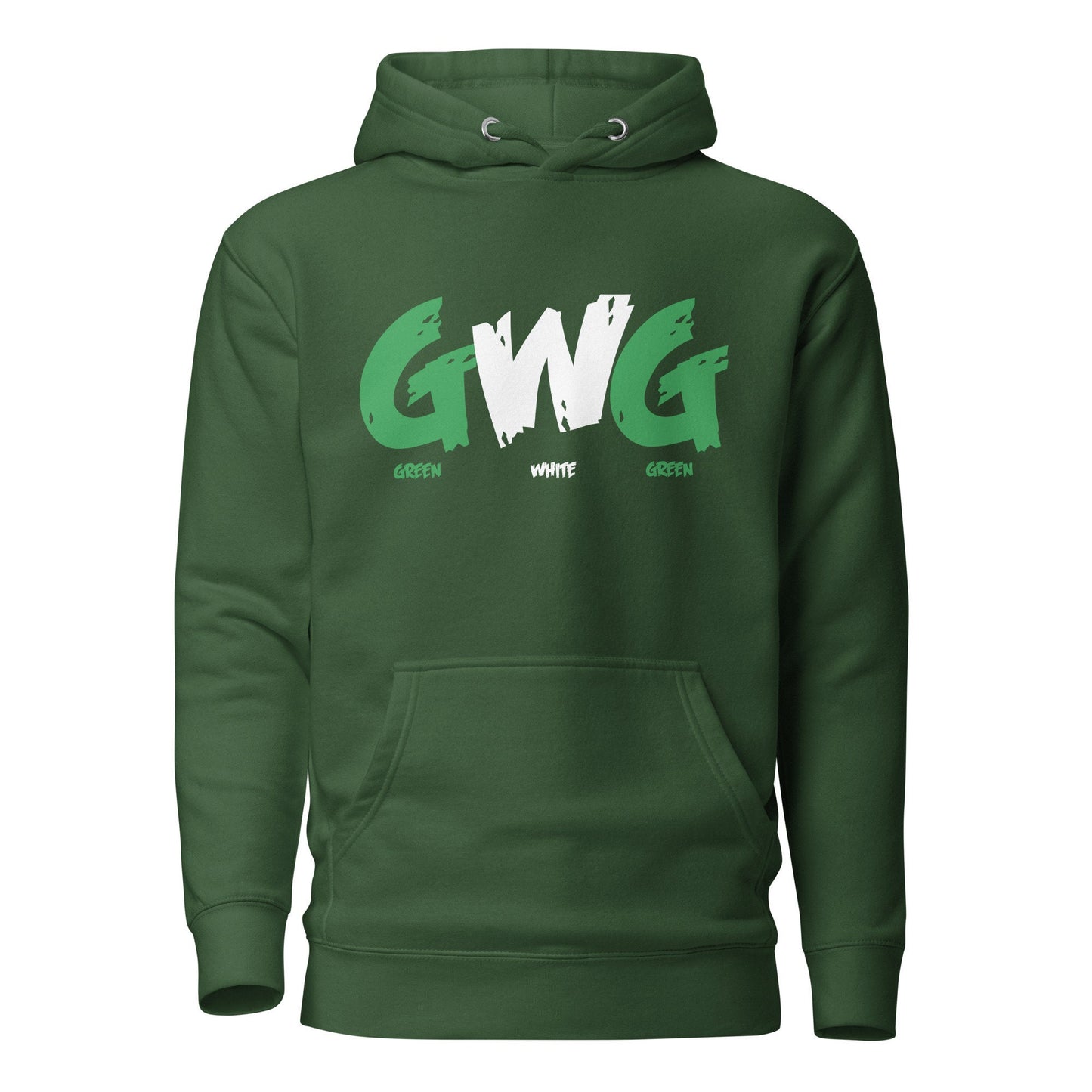 Heavy blend- GWG- Unisex Hoodie- Nigerian Flag Hoodie