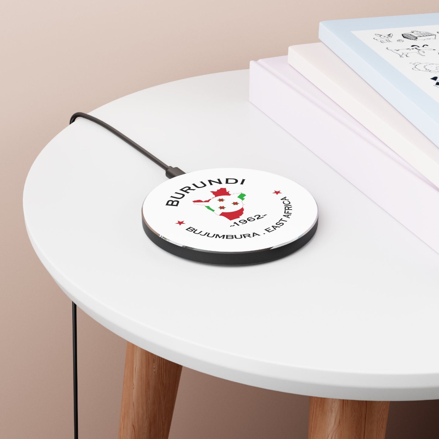 Burundi Wireless Charger- Iphone and Android phones