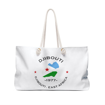 Djibouti Weekender Bag: African Travel Gear, Djibouti Apparel, Djibouti Souvenirs, African Gifts