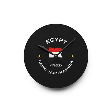 Egyptian Acrylic Wall Clock
