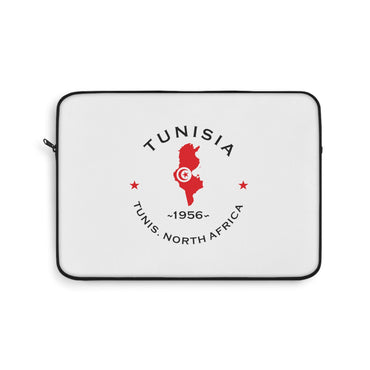 "Tunisian Inspired Laptop Sleeve: Vintage Protection for 13-inch Laptops"