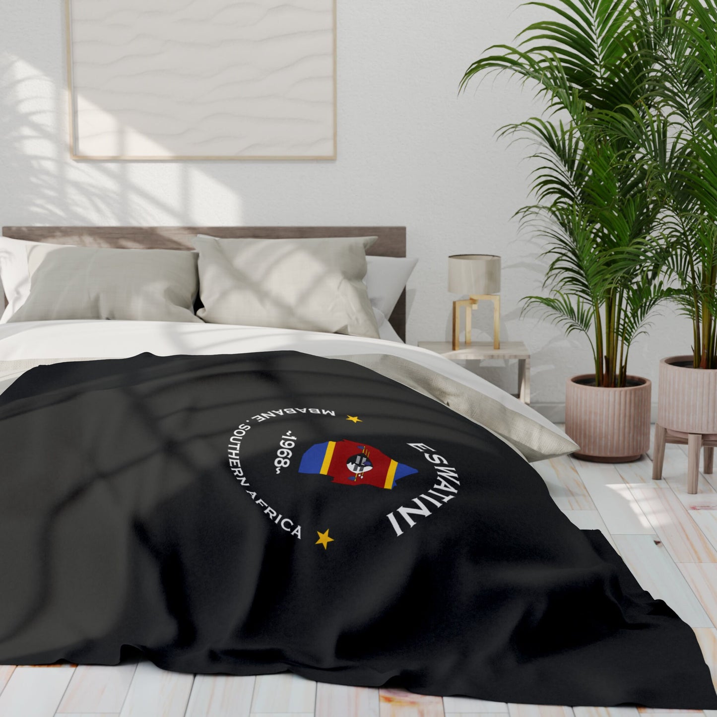 Eswatini Premium Fleece blanket