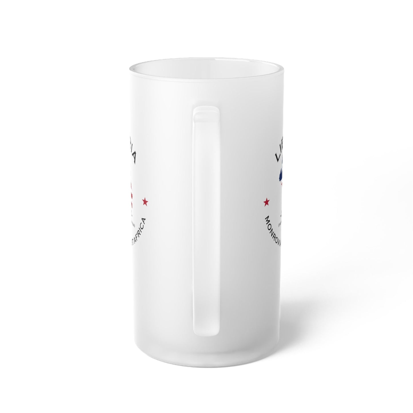 Liberia Frosted Glass Beer Mug