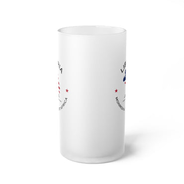 Liberia Frosted Glass Beer Mug