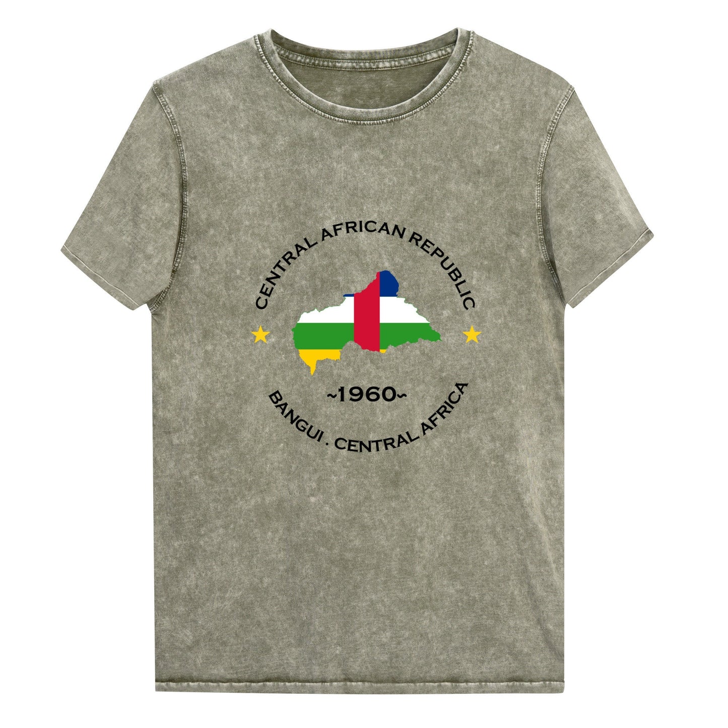 Central African Republic Denim T-Shirt
