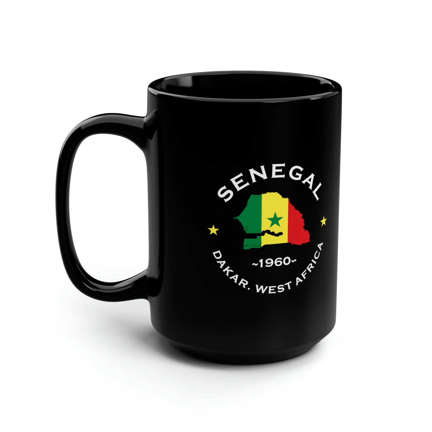 Senegal Black Mug