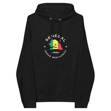 Senegalese Unisex eco raglan hoodie