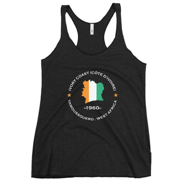 Ivory Coast (Côte d'Ivoire) Women's Racerback Tank