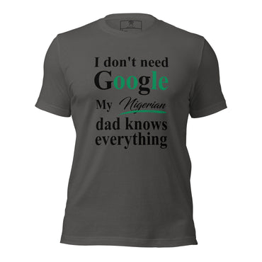 Nigerian Dad Tshirt, Funny Dad tshirt, African Dad Tshirt, Father's Day Tshirt, Couples Tshirt, African Couple.
