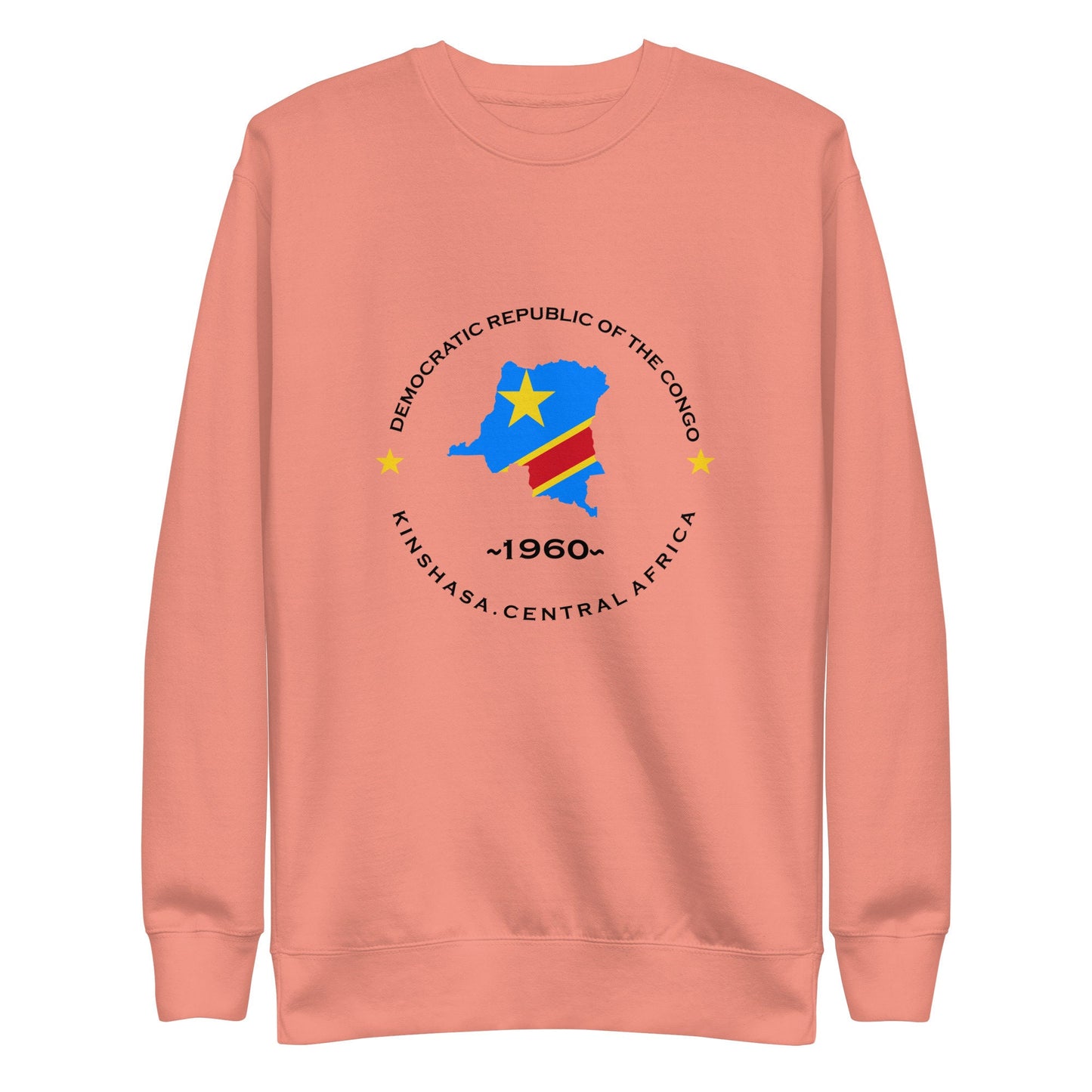 Congolese Unisex Premium Sweatshirt,African Tshirt,Africans in Diaspora,African American,African Couples,African Families,Gifts for Africans