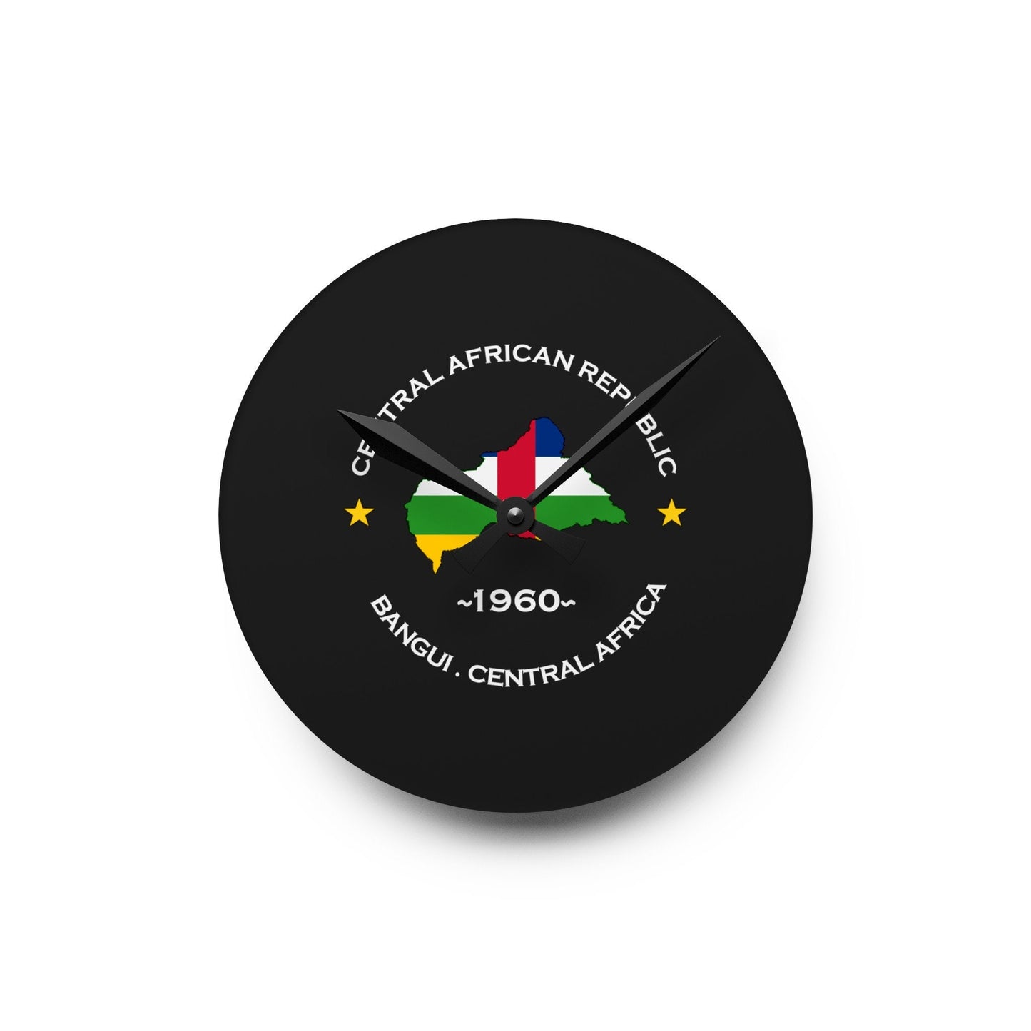 Central African Republic Wall Clock