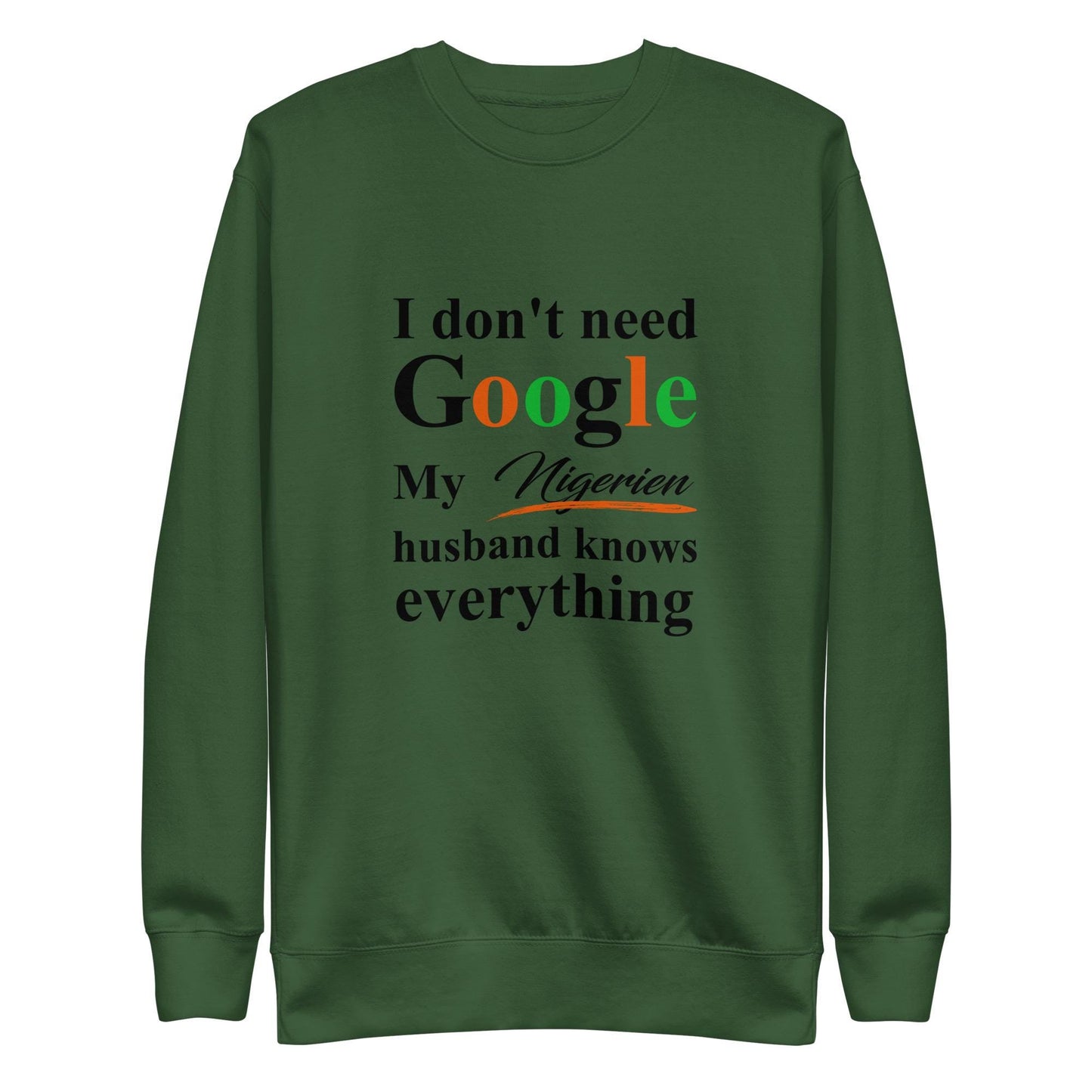 Nigerien Funny Husband Premium Sweatshirt