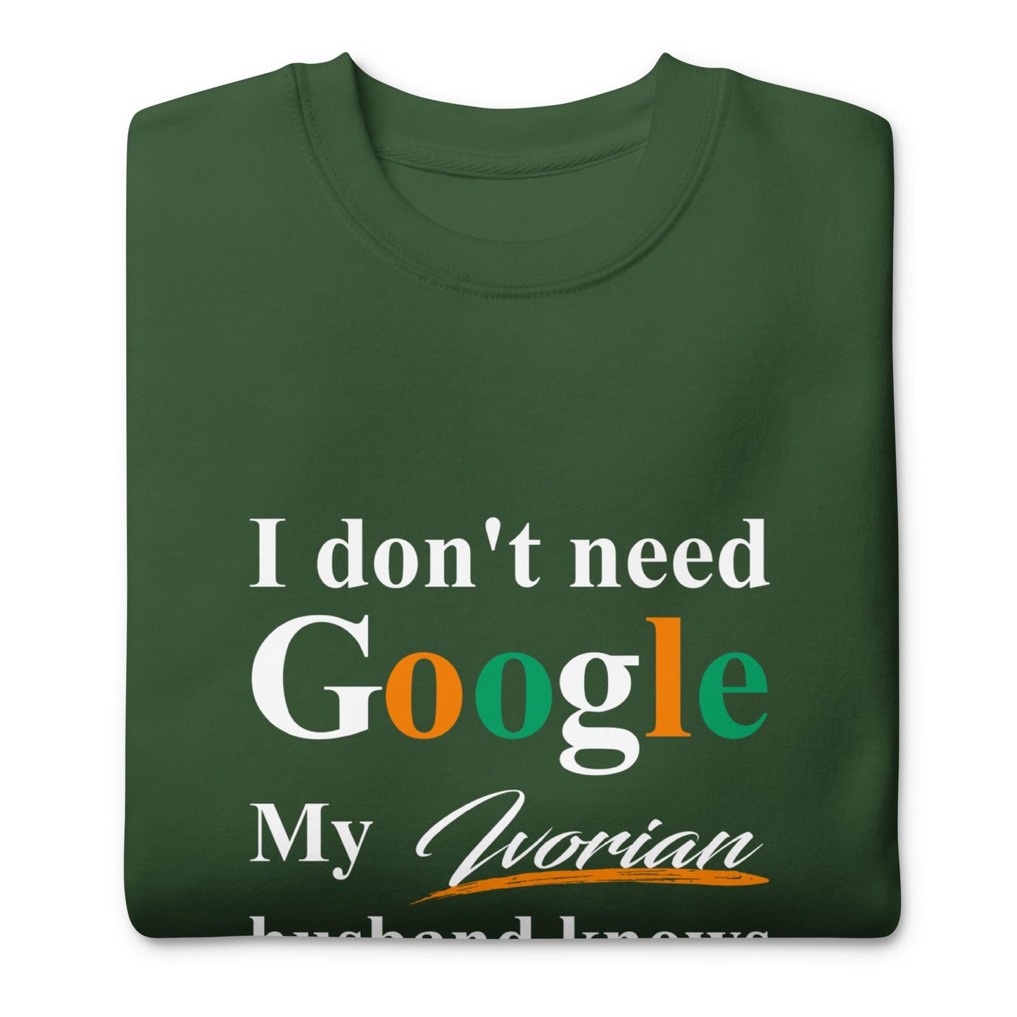 Ivorian Funny Husband Premium Sweatshirt