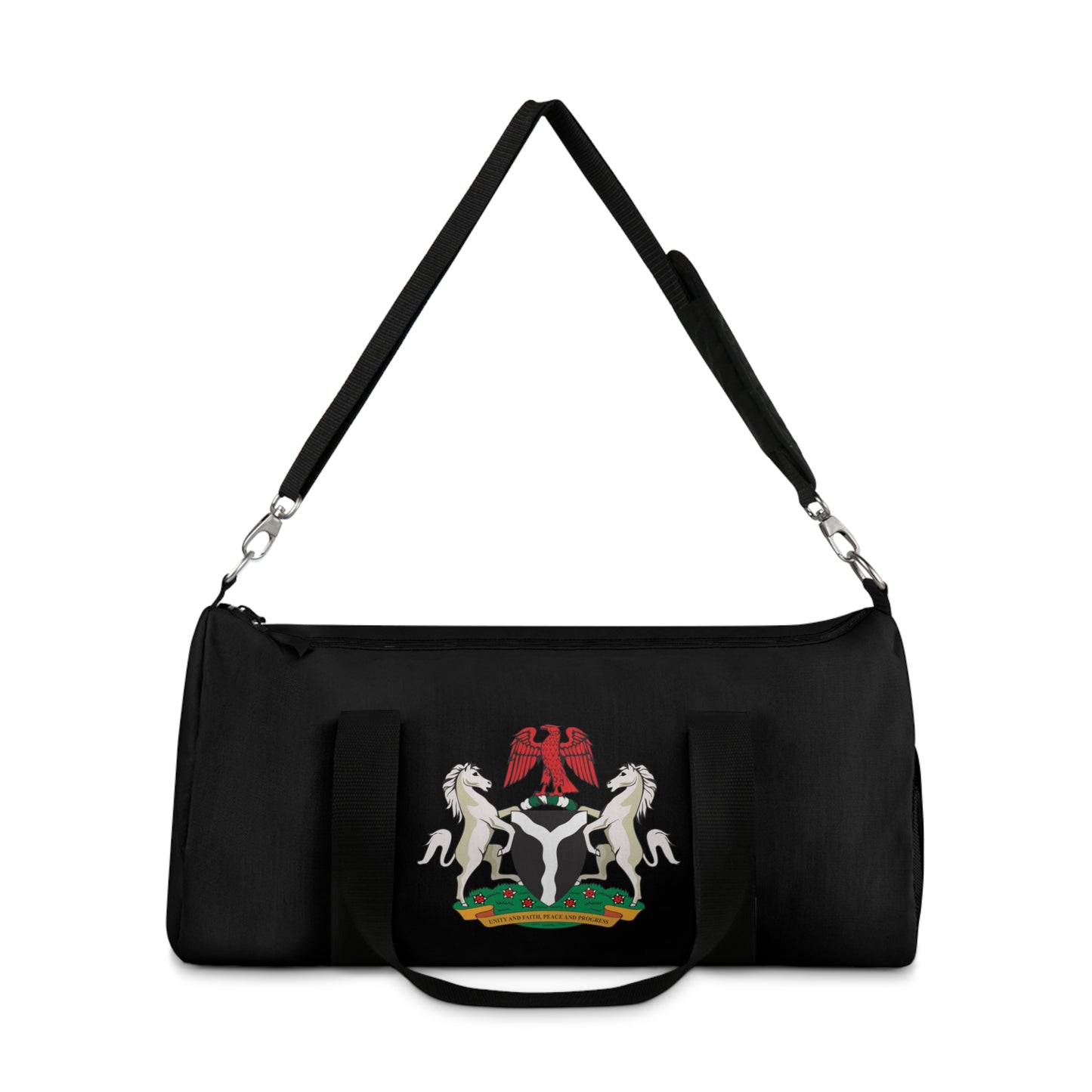 Nigerian Coat of Arms Medium Duffel Bag