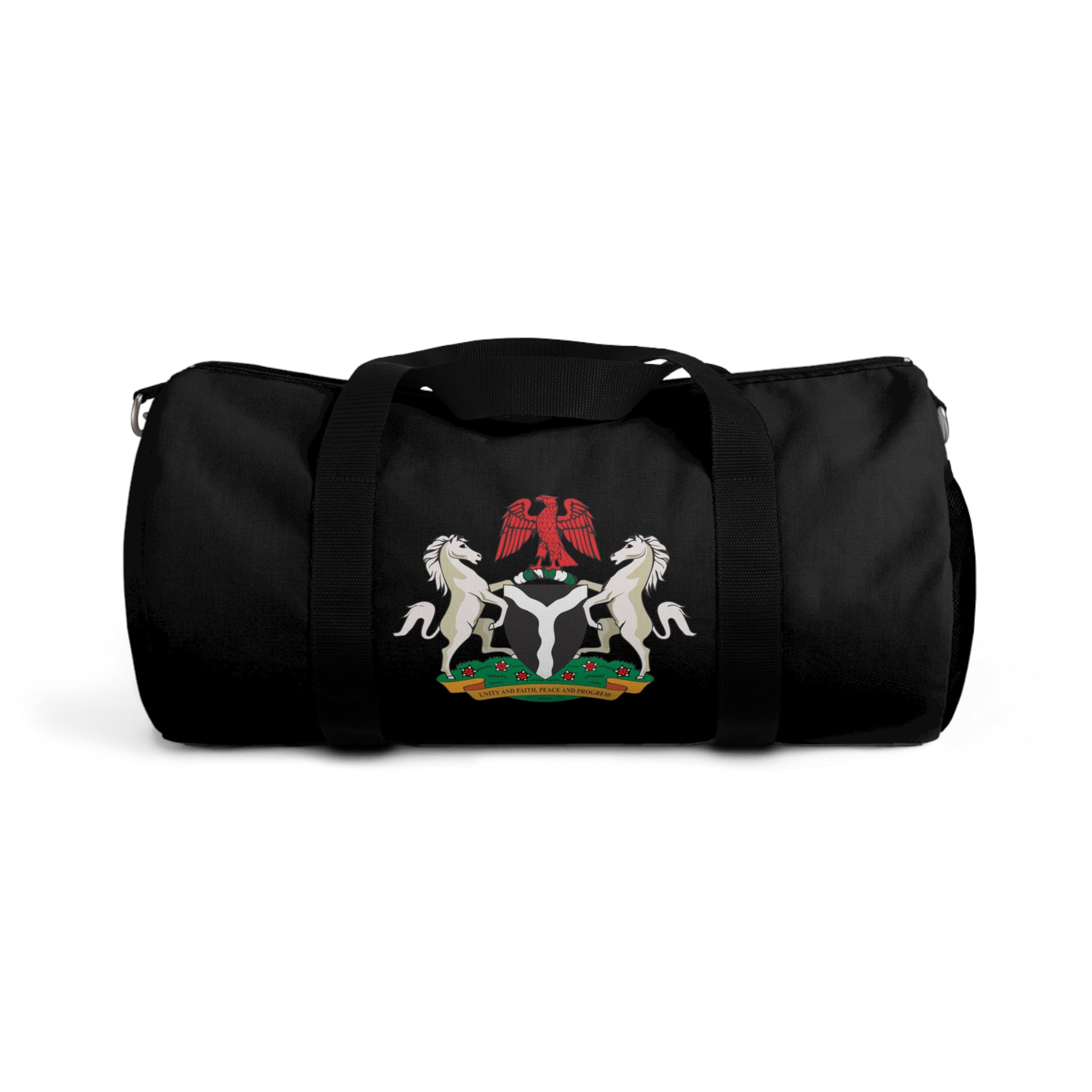 Nigerian Coat of Arms Medium Duffel Bag
