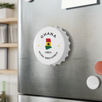 Ghanaian Inspired Bottle Opener, Ghana weddings, Ghana Parties, Ghana Gifts, Ghana Souvenirs, African Graduation, African Fridge Magnet.