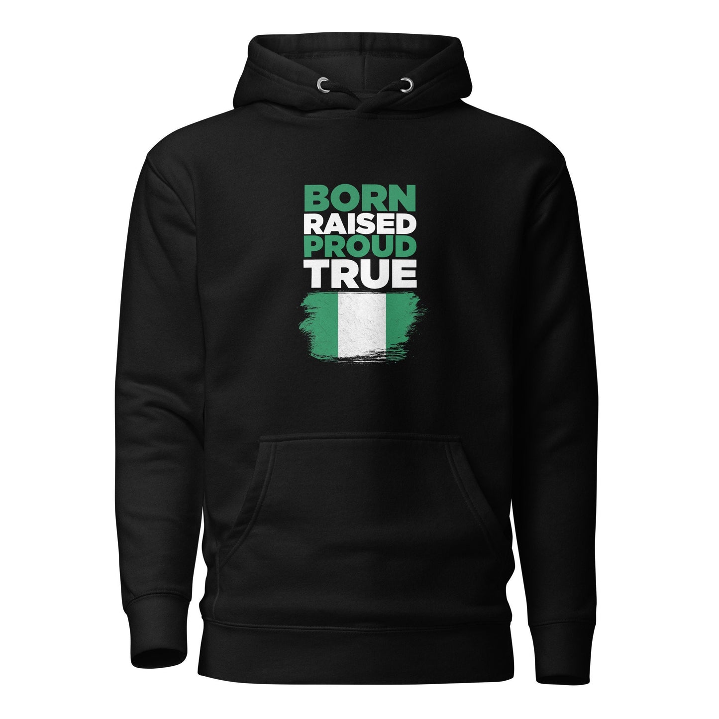 Heavy Blend Born Raised Proud True- Nigerian Hoodie, African Hoodie, Black hoodie, Red African Hoodie, Grey Hoodie