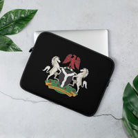 Nigerian Coat of Arms Laptop Sleeve