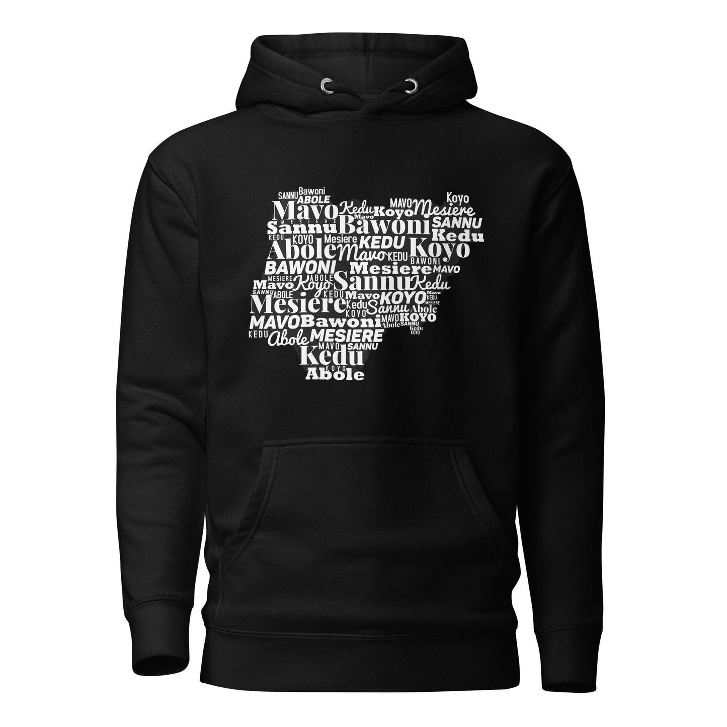 Heavy weight Nigerian States - Unisex Hoodie