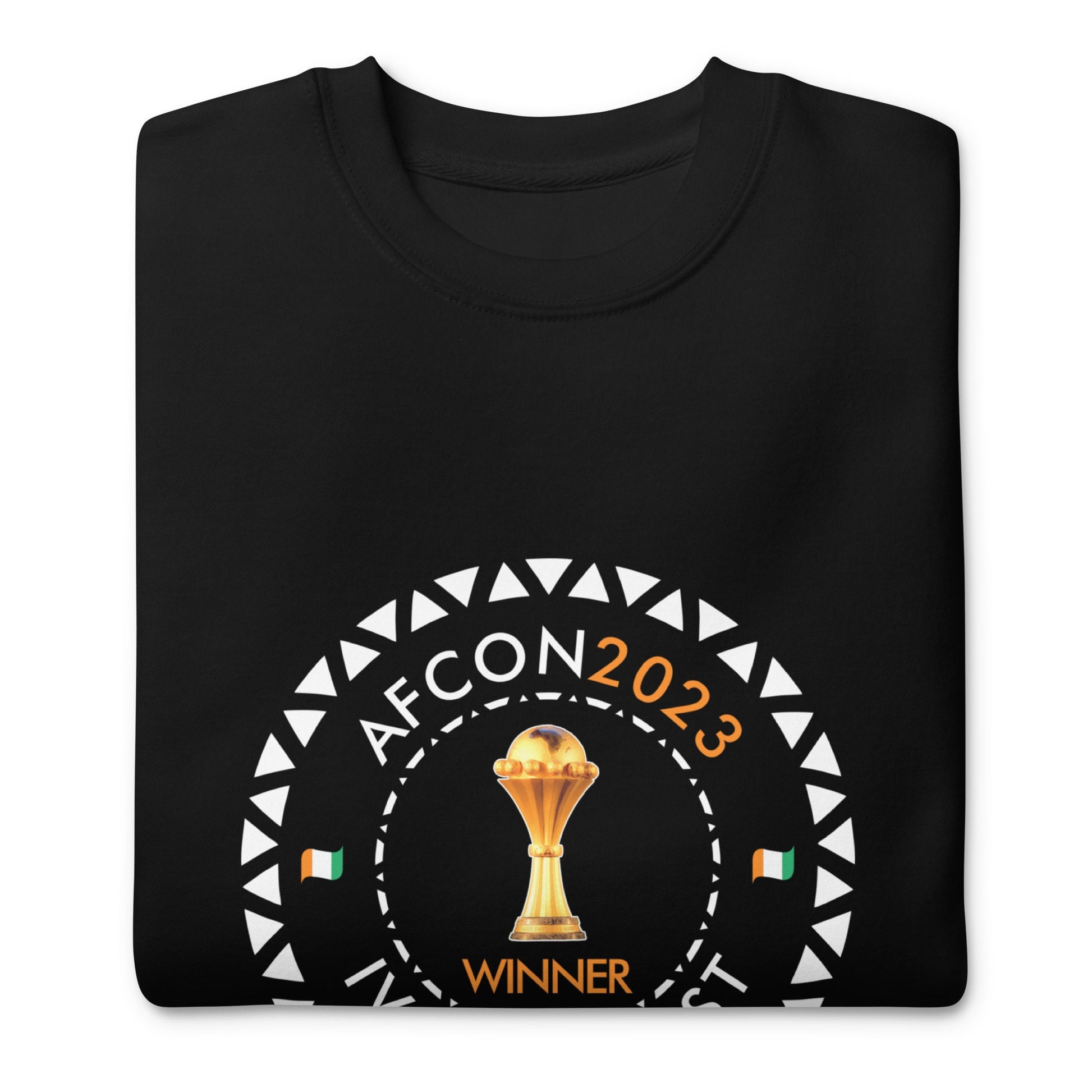 AFCON 2023 WINNER-Unisex Premium Sweatshirt- Ivory Coast