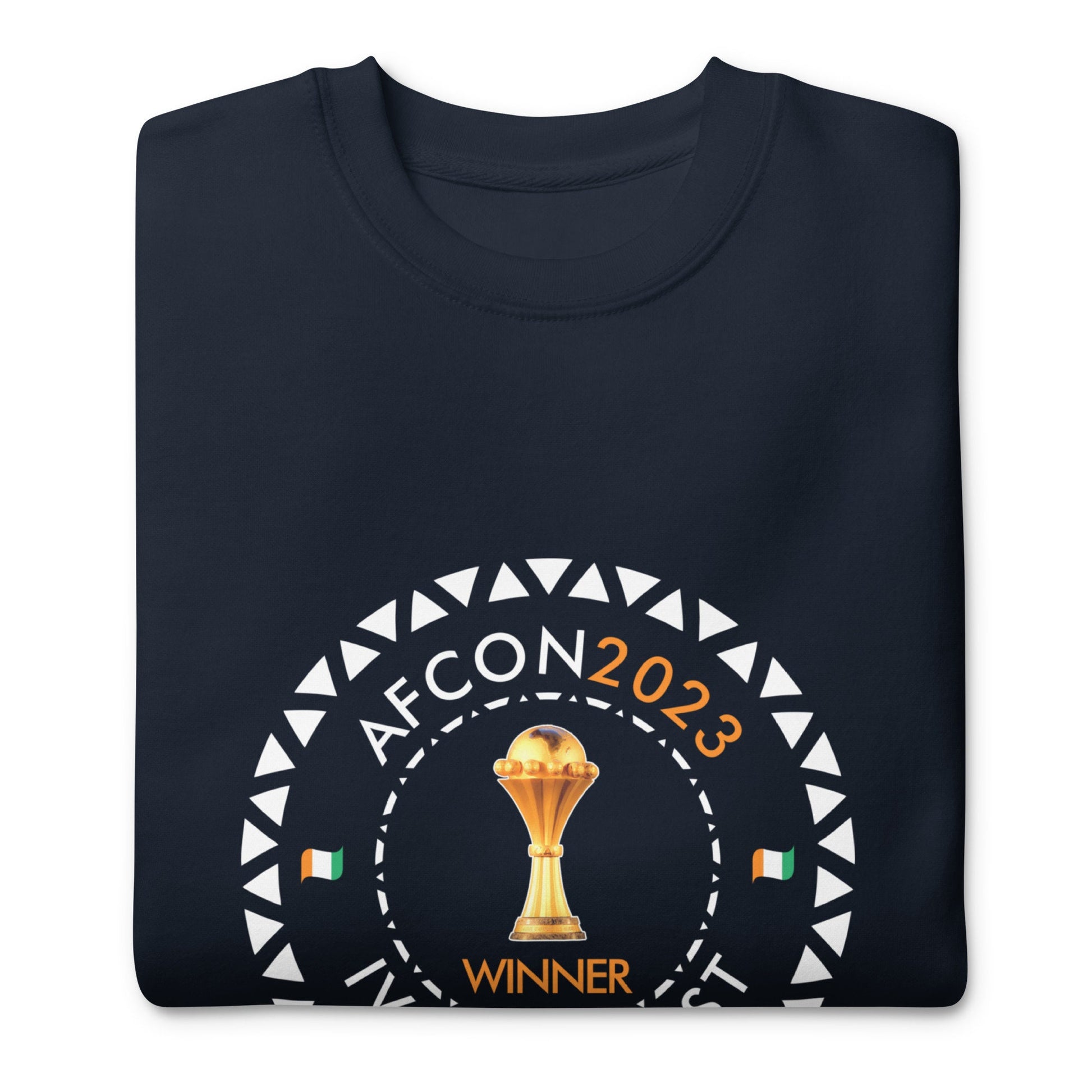 AFCON 2023 WINNER-Unisex Premium Sweatshirt- Ivory Coast