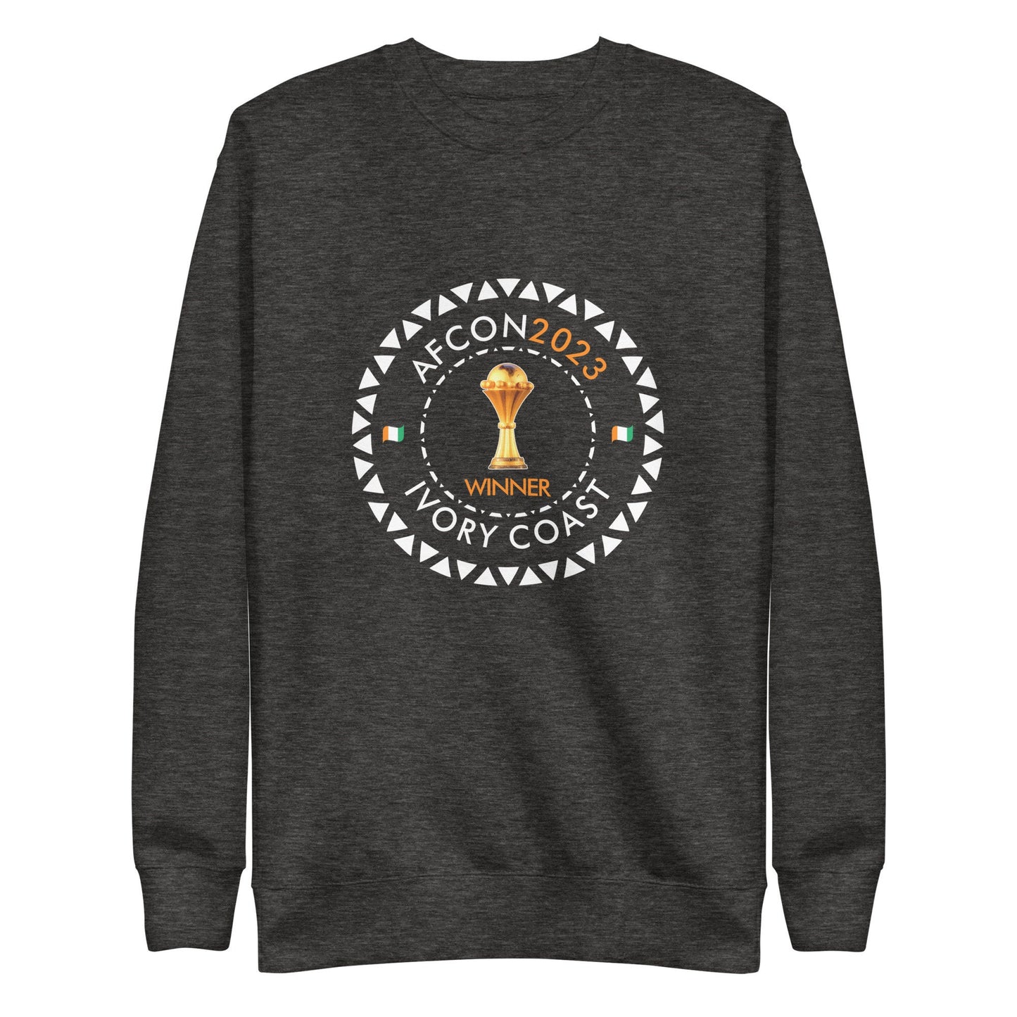 AFCON 2023 WINNER-Unisex Premium Sweatshirt- Ivory Coast