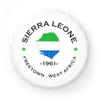 Sierra Leone Bottle Opener and Fridge Magnet