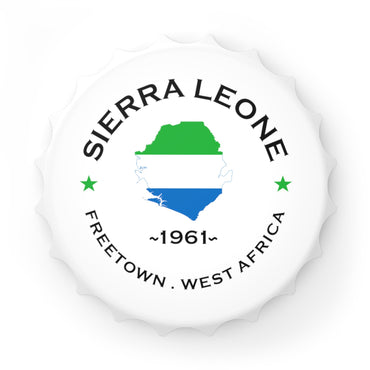 Sierra Leone Bottle Opener and Fridge Magnet