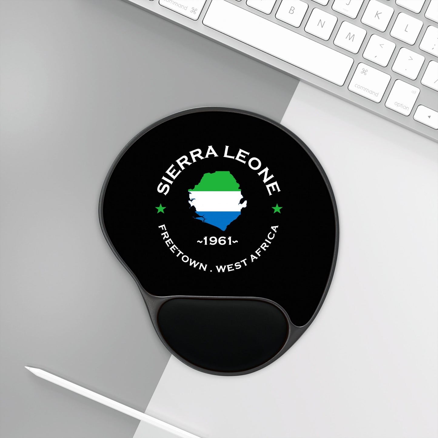 Sierra Leone Ergonomic Mouse Pad