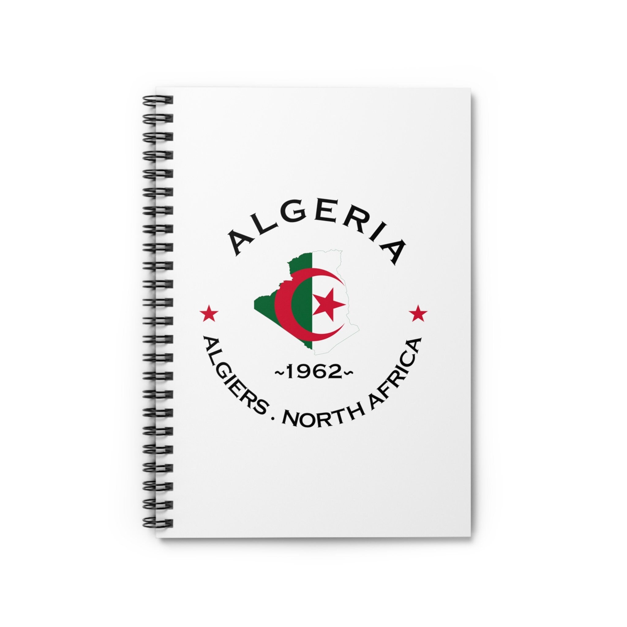 Algeria Inspired Spiral Notebook