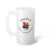 Angola Frosted Glass Beer Mug