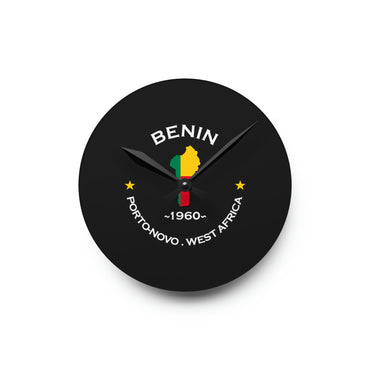 Benin Inspired Acrylic Wall Clock