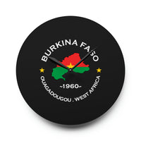 Burkina Faso Acrylic Wall Clock