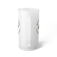 Burkina Faso Frosted Glass Beer Mug