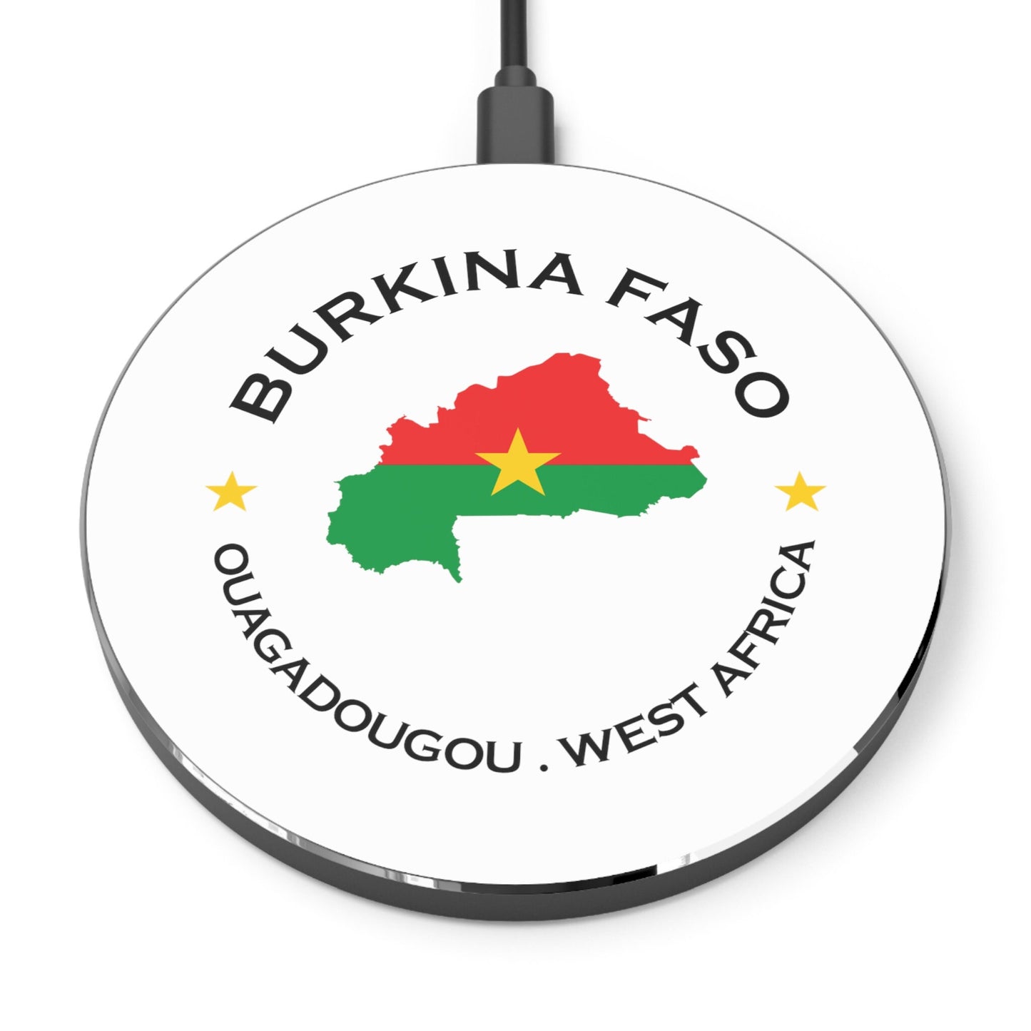 Burkina Faso Wireless Charger- Iphone and Android phones