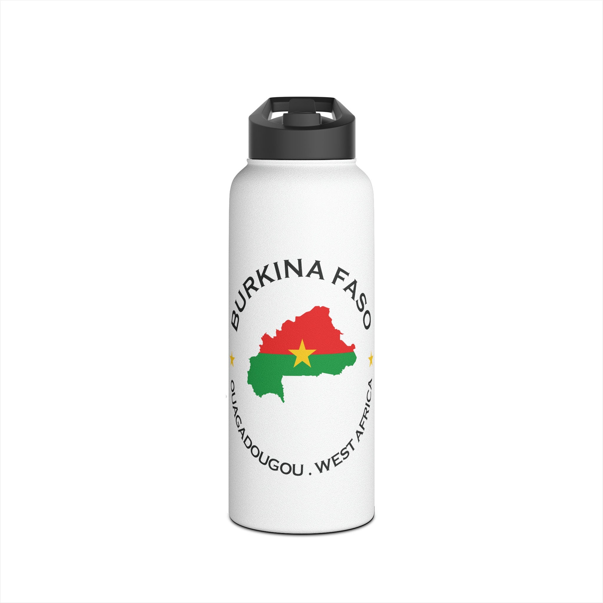 Burkina Faso Stainless Steel Water Bottle