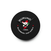 Burundi Acrylic Wall Clock