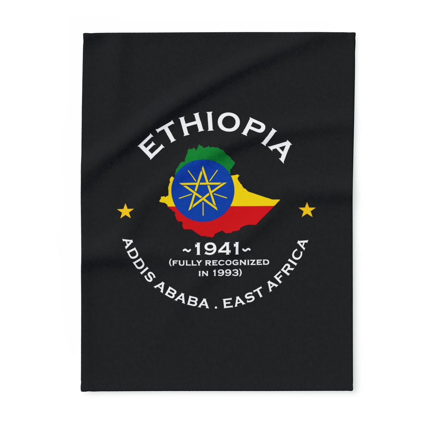 Ethiopian Inspired Premium Fleece blanket