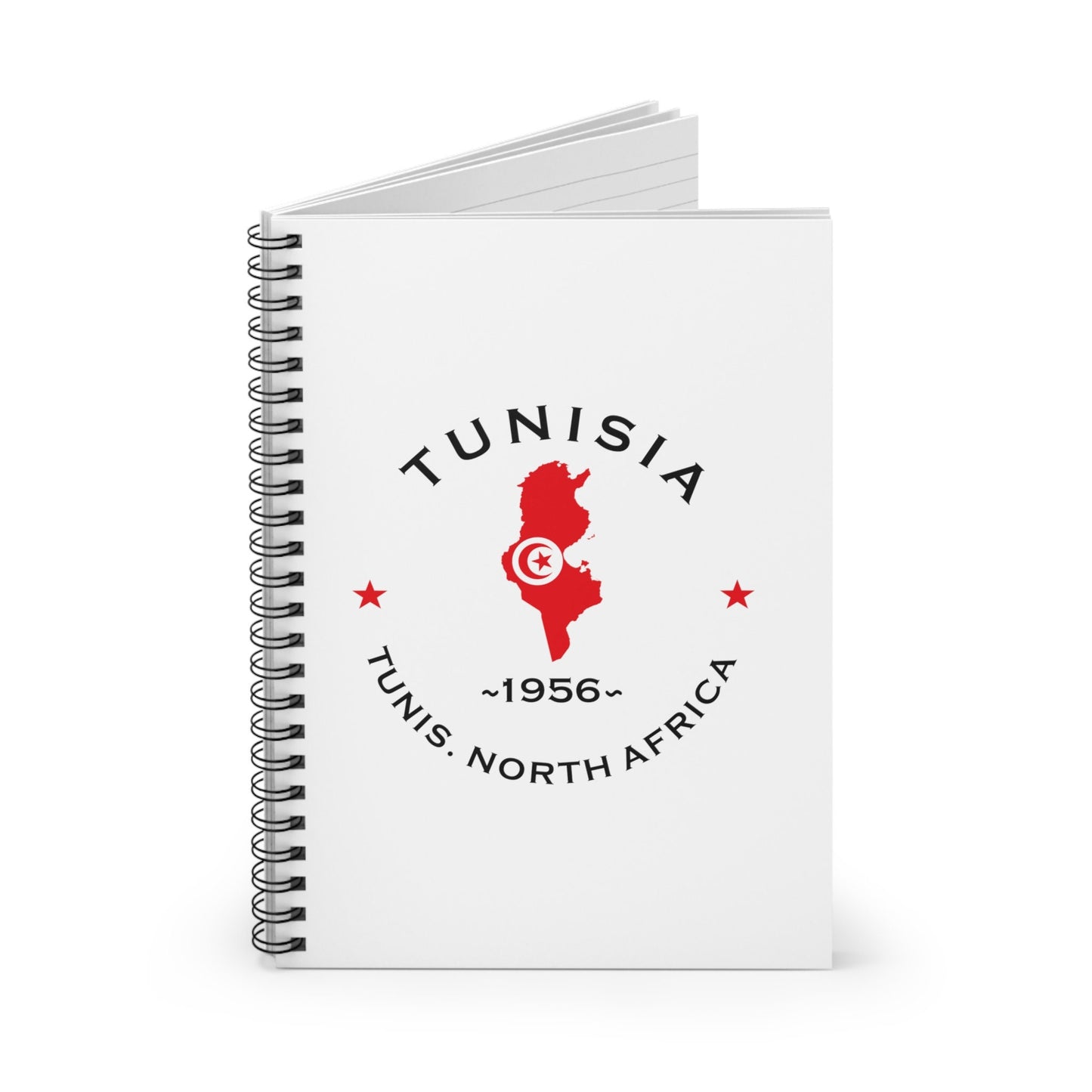 Tunisian Inspired Spiral Notebook: Perfect African Gift for Creative Minds