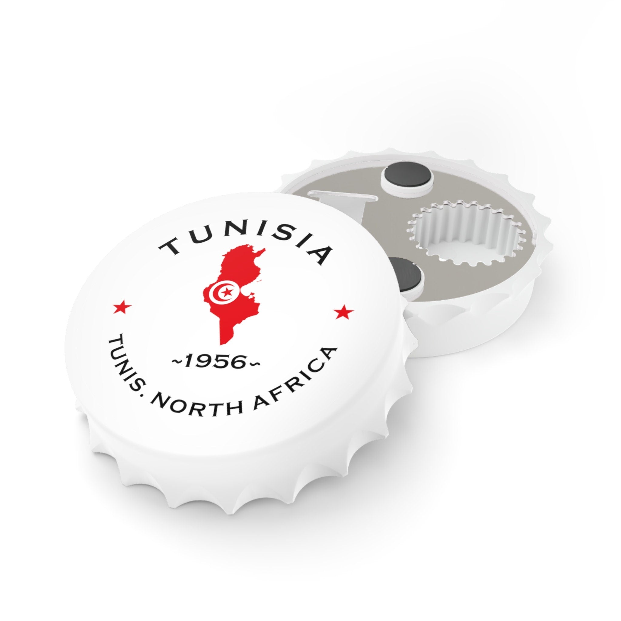 Tunisian Bottle Opener and Fridge Magnet