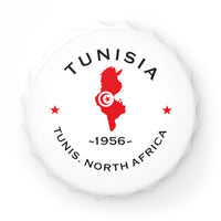 Tunisian Bottle Opener and Fridge Magnet