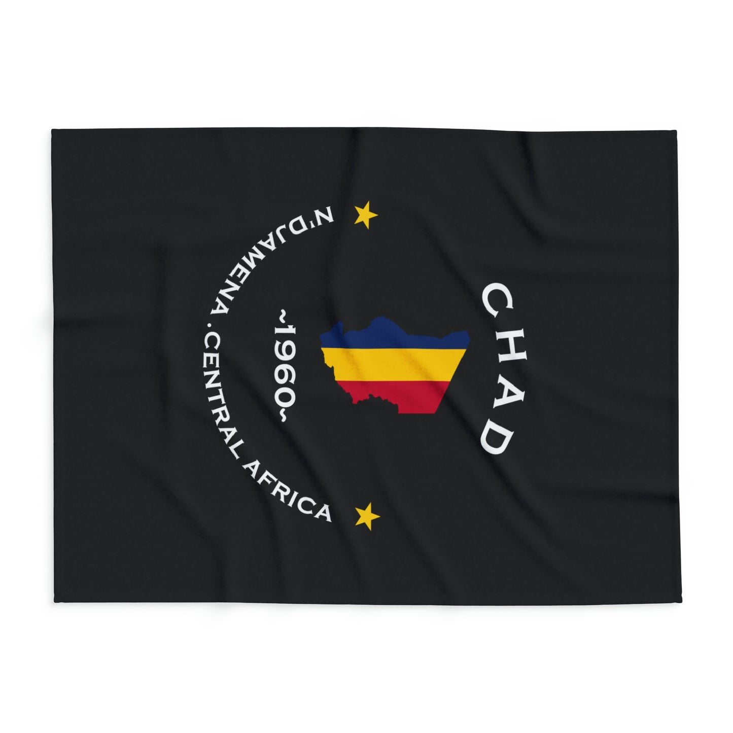 Chadian Inspired Premium Fleece blanket