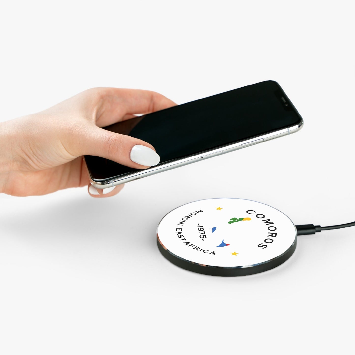 Comoros Wireless Charger- Iphone and Android phones