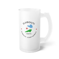 Djibouti  Frosted Glass Beer Mug