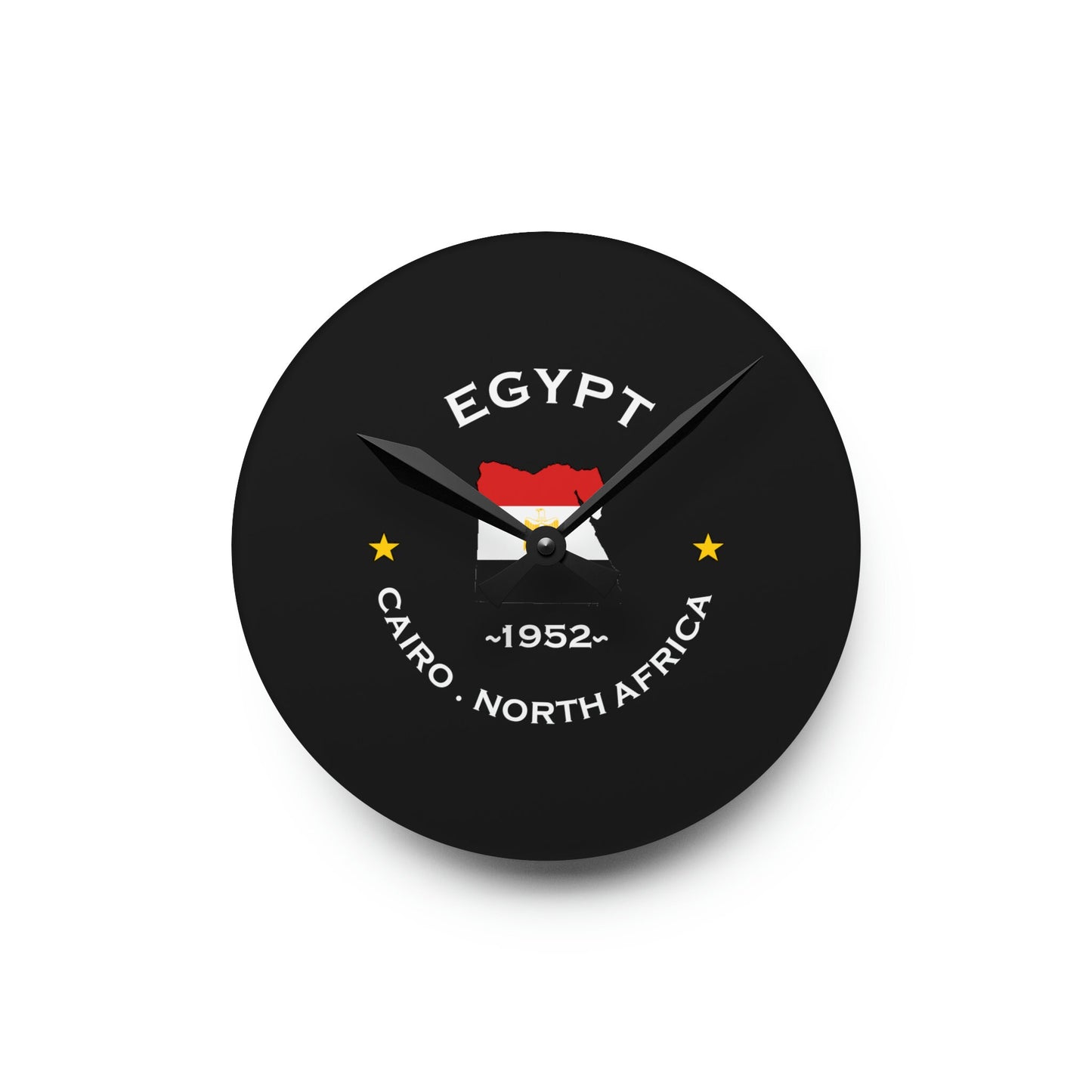 Egyptian Acrylic Wall Clock