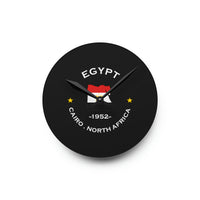 Egyptian Acrylic Wall Clock