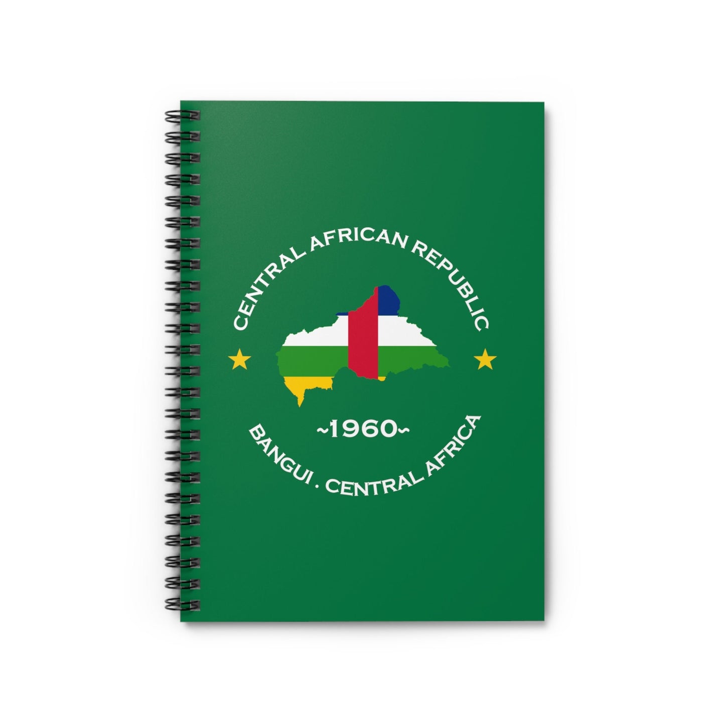 Central African Republic Spiral Notebook