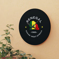 Senegalese Acrylic Wall Clock