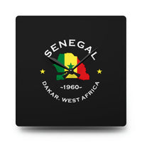 Senegalese Acrylic Wall Clock